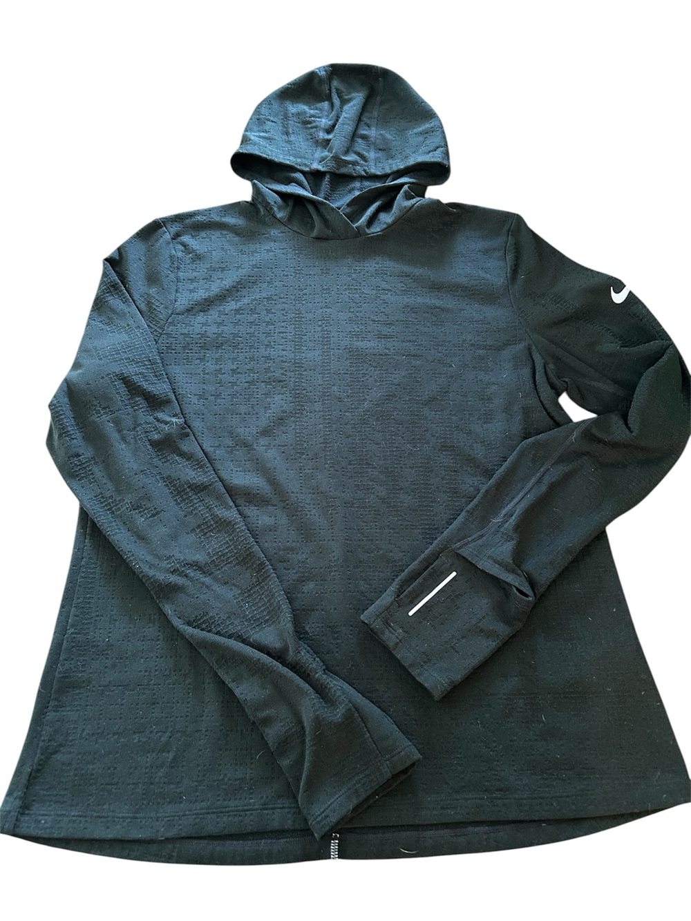 Nike Running Women's Black  Long-Sleeve Dri-Fit Hoodie